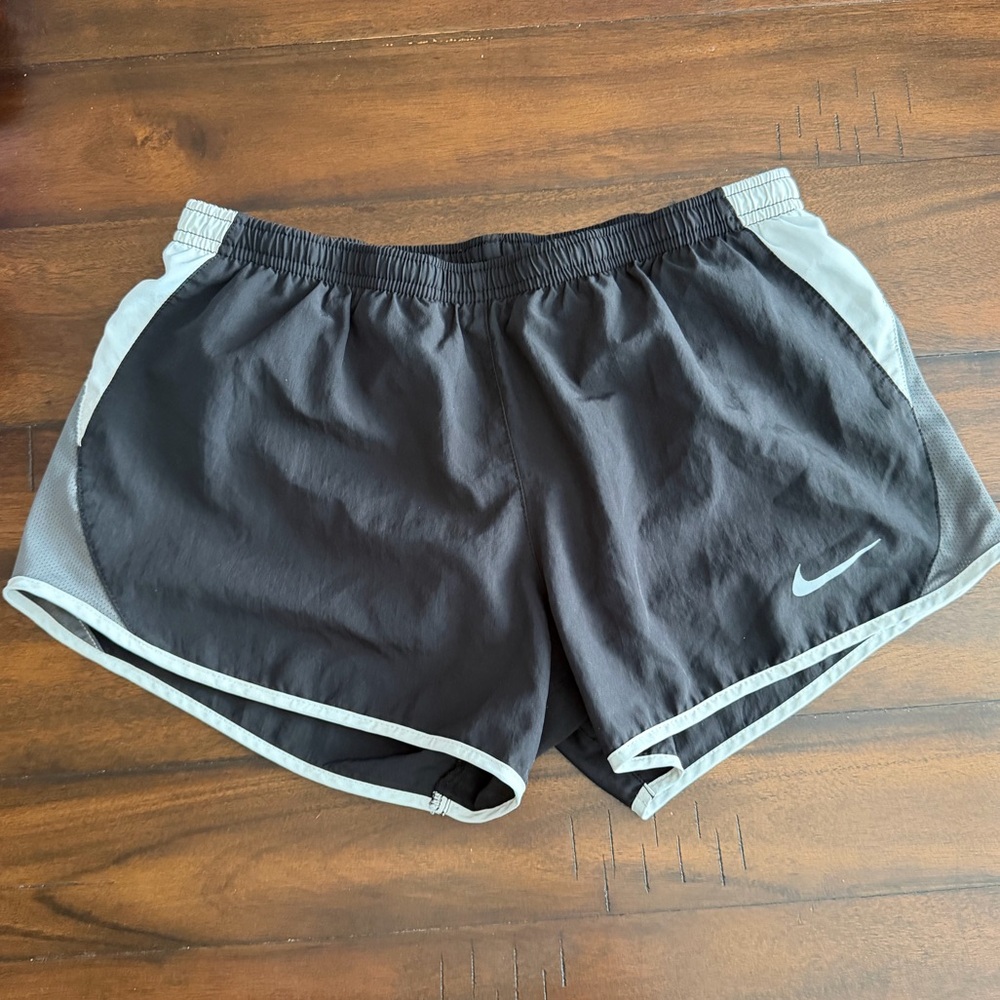 Nike Dri-FIT Running Shorts Black Gray Women’s M